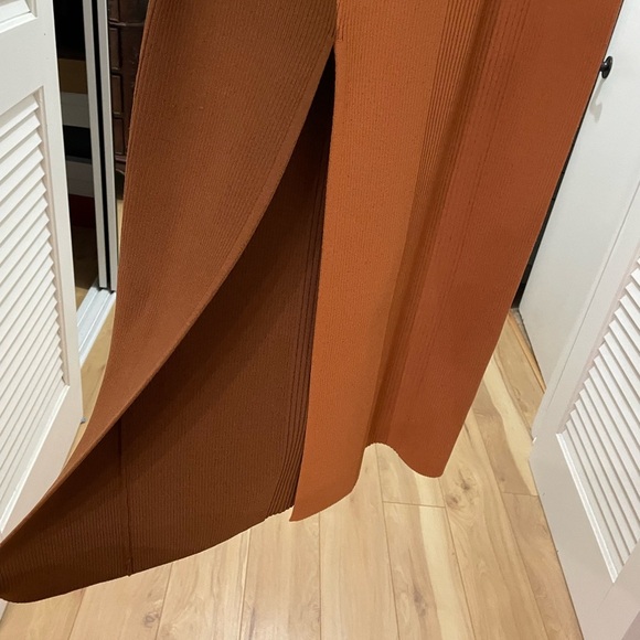 Nicholas Aegle Knict twist front halter midi dress for women - Picture 3 of 7